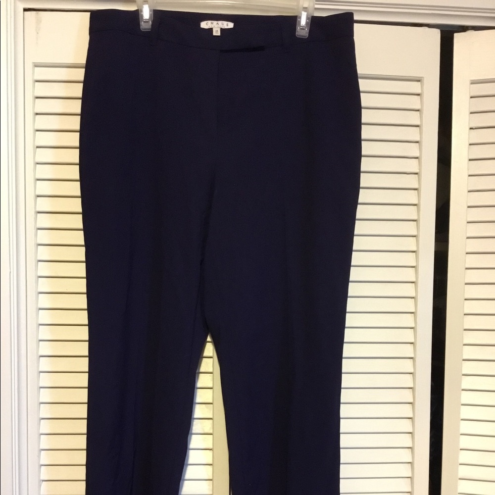 Chaus navy blue pants.